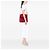 Borsa Satchel Bagatelle Louis Vuitton Monogram Empreinte Rossa Rosso - vista 6