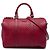 Bolso Boston Satchel Gucci Medium Microguccissima Rojo Roja