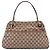Bolsa de Ombro Gucci GG Canvas Eclipse Bege