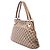 Bolsa de Ombro Gucci GG Canvas Eclipse Bege - vista 2