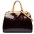 Borsa Satchel Louis Vuitton Monogram Vernis Brea MM Viola Porpora