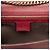 Borsa a tracolla Gucci Miss Bamboo Medium in pelle di vitello rossa Rosso - vista 5