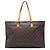 Borsa Tote Louis Vuitton Monogram All In PM Marrone