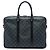 Borsa da Lavoro Louis Vuitton Damier Graphite Porte Documents Voyage PM Nera Nero
