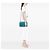 Borsa a tracolla Chanel Jumbo Classic Double Flap in pelle di agnello blu - vista 7