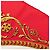 Pañuelo de seda Hermès La Promenade De Longchamps rojo 90 Roja - vista 6