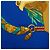 Foulard di seta blu Hermès Hommage A Charles Garnier 90 - vista 6