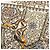 Pañuelo de seda Hermès Axis Mundi blanco 90 Scarves - vista 3