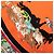 Pañuelo de seda Hermès Cirque Molier Naranja 90 Scarves - vista 4