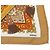 Pañuelo de seda Hermès Brins D Or Naranja 45 Scarves - vista 3