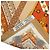 Pañuelo de seda Hermès Brins D Or Naranja 45 Scarves - vista 6