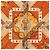 Pañuelo de seda Hermès Brins D Or Naranja 45 Scarves - vista 7