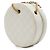 Borsa Satchel Rotonda En Vogue Chanel in Vitello Strozzato Bianca Bianco - vista 2