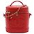Chanel CC Vanity Case Satchel aus Lammleder in Rot