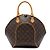 Louis Vuitton Monogram Ellipse PM Handtasche Braun