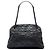 Borsa a tracolla Chanel Just Mademoiselle Large in vitello iridescente matelassé Nero