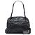 Borsa a tracolla Chanel Just Mademoiselle Large in vitello iridescente matelassé Nero - vista 7