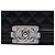 Borsa a tracolla Chanel Boy Flap in pelle d'agnello matelassé, nera, dimensione Old Medium Nero - vista 5