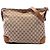 Borsa a tracolla Gucci GG Canvas Web beige