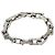 Pulsera de cadena Monogram en acero inoxidable plateado Louis Vuitton L Plata