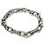 Pulsera de cadena Monogram en acero inoxidable plateado Louis Vuitton L Plata - vista 2