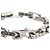 Pulsera de cadena Monogram en acero inoxidable plateado Louis Vuitton L Plata - vista 5