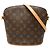 Borsa a tracolla Louis Vuitton Monogram Drouot Marrone