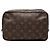 Borsa a Clutch Louis Vuitton Monogram Trousse Toilette 23 Marrone