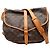 Borsa a tracolla Louis Vuitton Monogram Saumur 35 Marrone