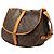 Borsa a tracolla Louis Vuitton Monogram Saumur 35 Marrone - vista 2