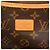 Borsa a tracolla Louis Vuitton Monogram Saumur 35 Marrone - vista 5