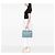 Borsa Tote Prada Large Saffiano Lux Galleria Double Zip Satchel Blu - vista 6