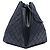 Mini borsa secchiello Bottega Veneta Intrecciato Knot nera Nero