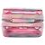 Borsa Vanity Verticale Chanel CC Rainbow in PVC rosa con filigrana - vista 3