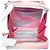 Borsa Vanity Verticale Chanel CC Rainbow in PVC rosa con filigrana - vista 4