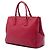 Borsa Tote Prada Galleria Double Zip Grande in Saffiano Rossa Rosso - vista 2
