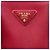 Borsa Tote Prada Galleria Double Zip Grande in Saffiano Rossa Rosso - vista 5
