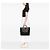 Borsa tote convertibile aperta Prada Glace Calf nera Nero - vista 6