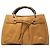 Bamboo Bolso de piel de becerro Gucci marrón con bambú Castaño