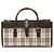 Borsa a mano Burberry House Check Canvas Beige