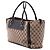 Borsa Tote Trophy Gucci GG Canvas marrone - vista 2