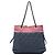 Tote Chanel CC em denim acolchoado cinza com cordão de grosgrain