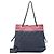 Tote Chanel CC em denim acolchoado cinza com cordão de grosgrain - vista 6