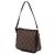 Borsa a mano Louis Vuitton Damier Ebene Trousse Pochette Marrone - vista 2