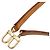 Cinturino in pelle Vachetta beige Louis Vuitton - vista 5