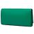Autre Marque Clutch Cassandre Saint Laurent in pelle liscia verde - vista 2