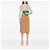 Autre Marque Clutch Cassandre Saint Laurent in pelle liscia verde - vista 6