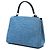 Borsa Satchel Louis Vuitton Cluny MM in pelle Epi Denim blu - vista 2