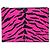 Autre Marque Clutch con stampa a zebra Grain De Poudre Saint Laurent rosa