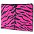 Autre Marque Clutch con stampa a zebra Grain De Poudre Saint Laurent rosa - vista 2